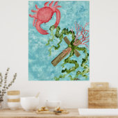 Het vasthouden aan het kruis poster (Keuken)