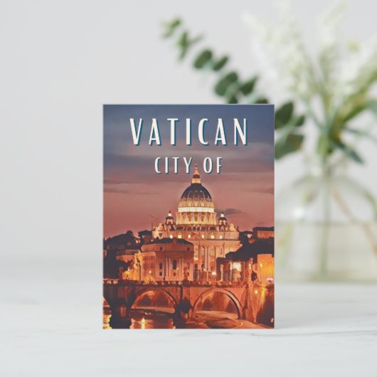 Het Vaticaan (film) Briefkaart (Staand voorkant)