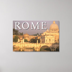 Het Vaticaan   Italië, Rome Canvas Afdruk