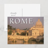 Het Vaticaan | Italië, Rome | Dank u Briefkaart (Voorkant / Achterkant)