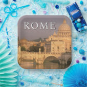 Het Vaticaan | Italië, Rome Papieren Bordje (Feest)