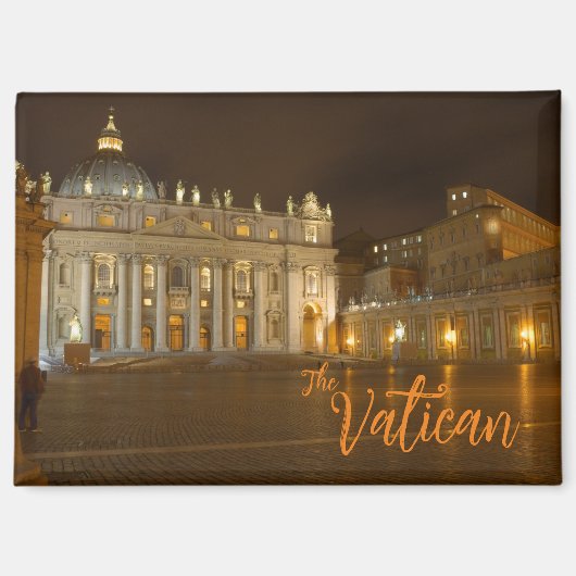 Het Vaticaan Italië Souvenir Magneet (Voorkant)