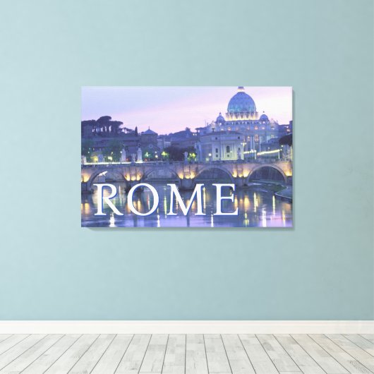 Het Vaticaan | Rome, Italië Canvas Afdruk (Insitu (Houten vloer))