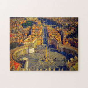 Het Vaticaan Rome Italië. Legpuzzel