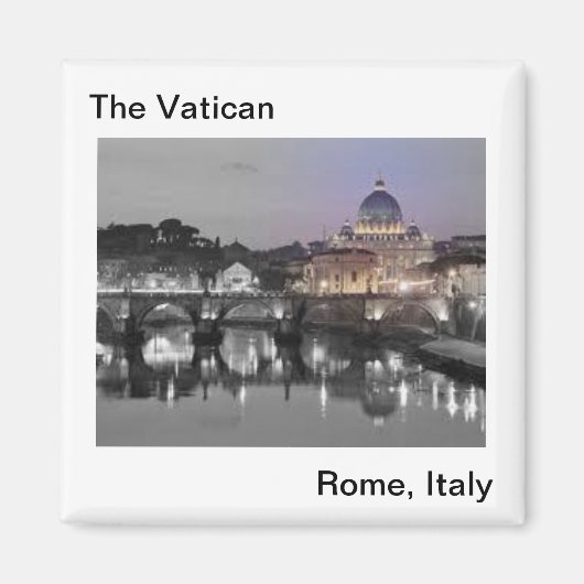 Het Vaticaan, Rome. Italië Magneet (Voorkant)
