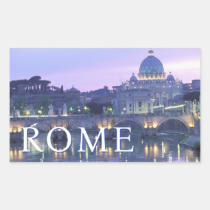 Het Vaticaan   Rome, Italië Rechthoekige Sticker