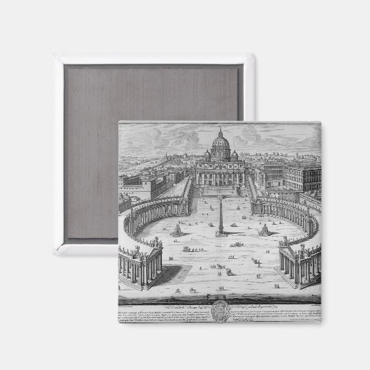 Het Vaticaan, Rome Magneet (Voorkant / Achterkant)