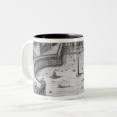 Het Vaticaan, Rome Tweekleurige Koffiemok (Voorkant links)