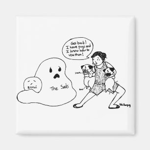 Het vechten tegen de sads magneet