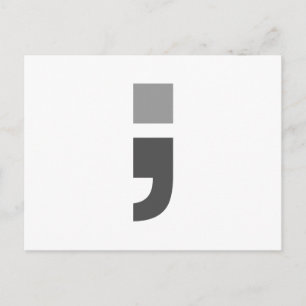 Het veelzijdige puntkomma briefkaart