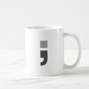 Het veelzijdige puntkomma koffiemok