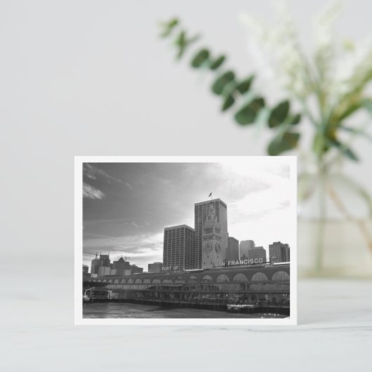 Het veerbootgebouw briefkaart (Staand voorkant)