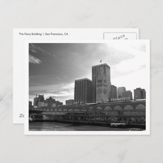 Het veerbootgebouw briefkaart (Voorkant / Achterkant)