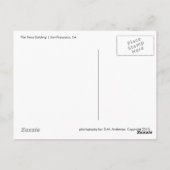 Het veerbootgebouw briefkaart (Achterkant)