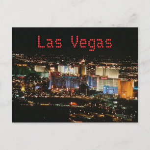 Het vegas-Briefkaart van Las Briefkaart
