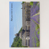 het veld Abbey Notre-Dame de Senanque & lavender, Legpuzzel (Verticaal)