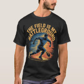 Het veld is mijn slagveld Football T-shirt (Voorkant)