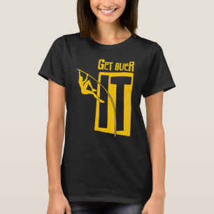 Het veld over de pool vault Pole Jumpin T-shirt