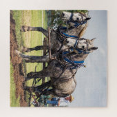 Het veld ploegen legpuzzel (Horizontaal)