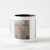 Het veldmuseum Chicago Large 15 oz. Tweekleurige Koffiemok (Voorkant links)