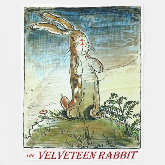 Het Velveteen-konijn - Blanket Fleece Deken (Voorkant)