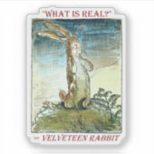 Het Velveteen konijn van Margery Williams Sticker (Voorkant)