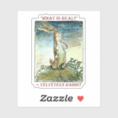 Het Velveteen konijn van Margery Williams Sticker (Vel)