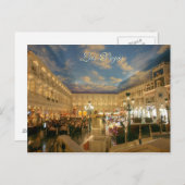 Het Venetiaanse Briefkaart van de Toevlucht Vegas (Voorkant / Achterkant)