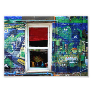 Het venster foto afdruk