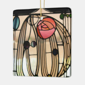 Het venster Glas in lood, Glasgow Keramisch Ornament (Links)