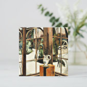 Het venster, Iver Heath, schilderij van Paul Nash Kaart (Staand voorkant)