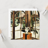 Het venster, Iver Heath, schilderij van Paul Nash Kaart (Voorkant / Achterkant in situ)