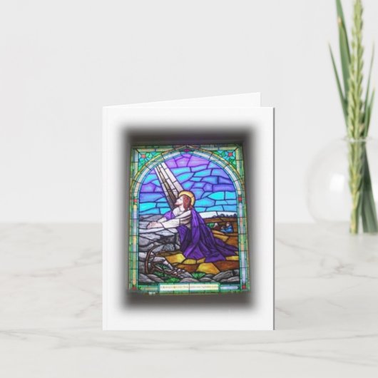 Het Venster Notecard van het Glas in lood Kaart (Voorkant)