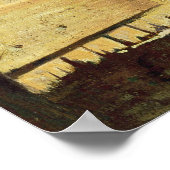 Het venster (olie op canvas) poster (Hoek)