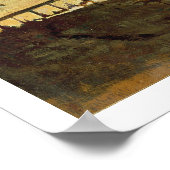 Het venster (olie op canvas) poster (Hoek)