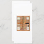 Het venster Panels van het Venster van Capiz Shell (Voorkant / Achterkant)