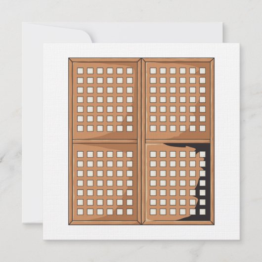 Het venster Panels van het Venster van Capiz Shell Kaart (Voorkant)