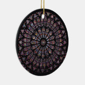 Het venster roos van het Noordtransept dat de Maag Keramisch Ornament (Rechts)