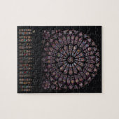 Het venster roos van het Noordtransept dat de Maag Legpuzzel (Horizontaal)