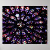 Het venster Roos van het Poster Notre Dame (Voorkant)