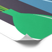 Het venster van de Fake met de stadsmandkunst van Poster (Hoek)