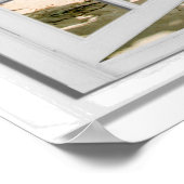 Het venster van de Fake met het Tropische Uitzicht Poster (Hoek)