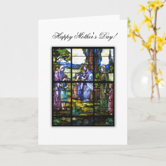 HET VENSTER VAN DE KERK KAART (Gele Bloem)