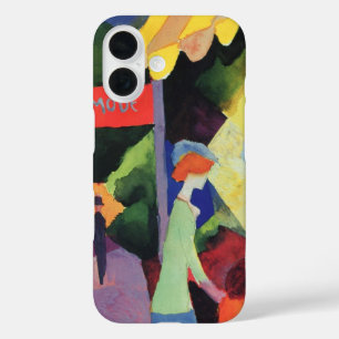 Het Venster van de mode door Augustus Macke,  Fauv iPhone 16 Hoesje