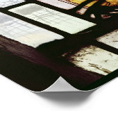 Het venster van de slager poster (Hoek)