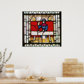 Het venster van de slager poster (Keuken)