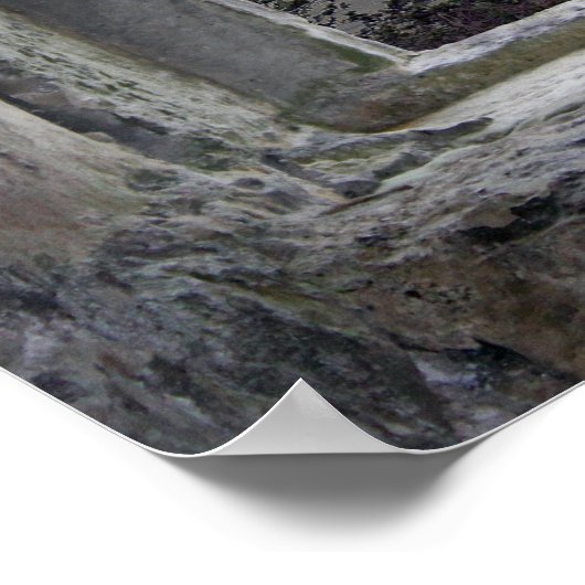 Het Venster van de Steen van de Fake met Uitzicht  Poster (Hoek)