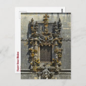 Het Venster van het Hoofdstuk in Tomar. Portugal Briefkaart (Voorkant / Achterkant)