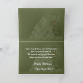 Het Venster van Kerstmis van de winter steekt het Feestdagen Kaart (Binnen)