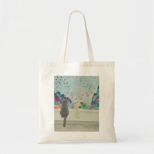 Het venster weergeven tote bag (Voorkant)